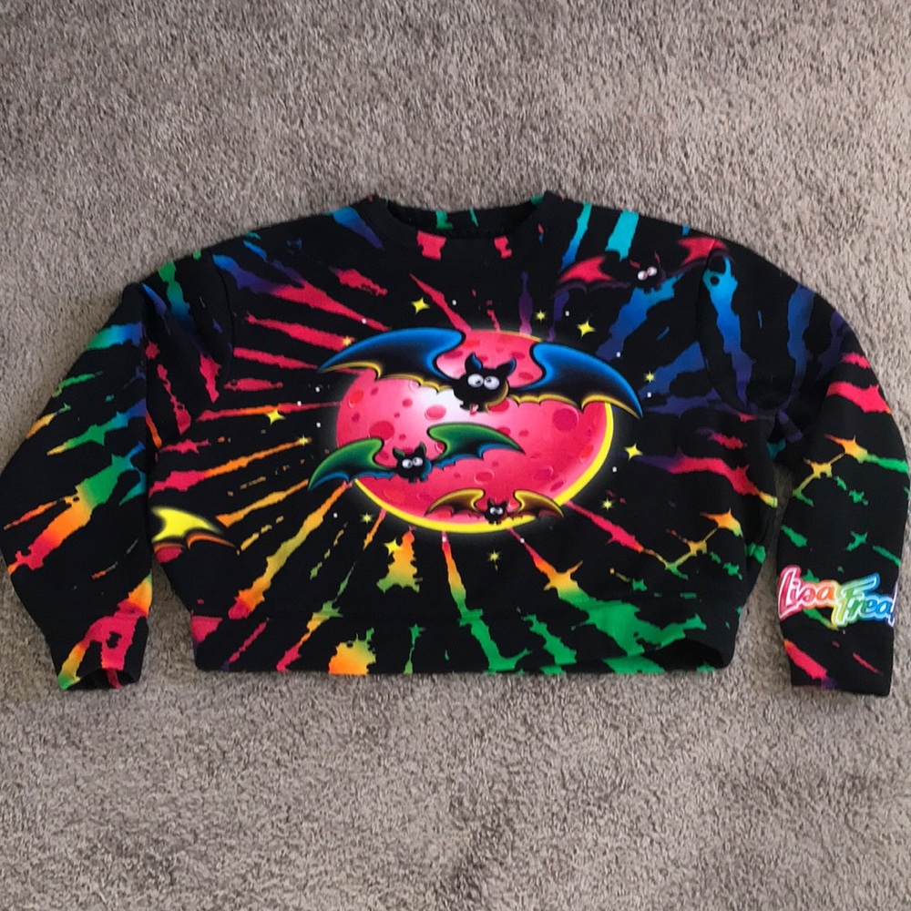 Lisa frank Halloween bats sweatshirt!